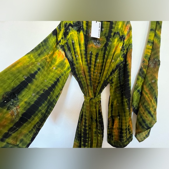 COSMIC CURRY SILK LONG KIMONO SET Shop - Picture 5 of 16